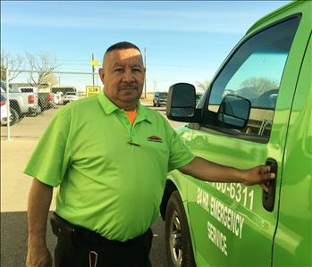 Lucas-Production Manager-General Cleaning Division, team member at SERVPRO of Southwest Lubbock